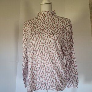 HASTING & SMITH COZY DEMURE  CHRISTMAS LONG SLEEVE TURTLENECK (LARGE)